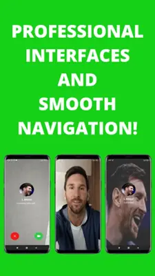 Football Players Video Call android App screenshot 1